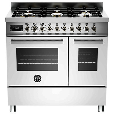 Bertazzoni Professional Series 90cm Dual Fuel Twin Range Cooker White